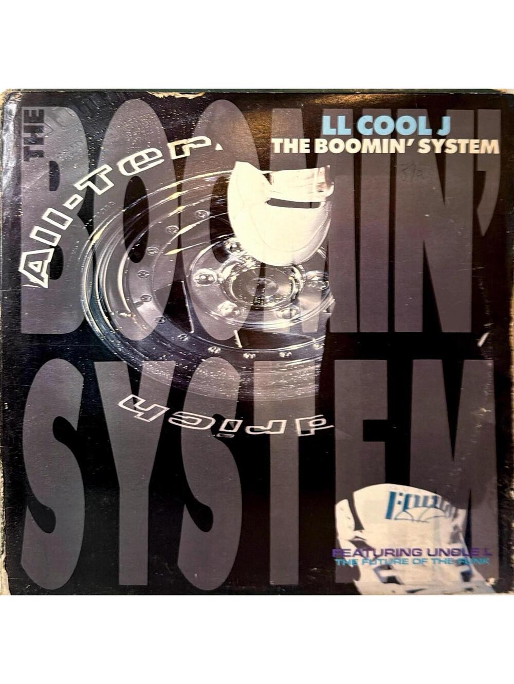 LL Cool J – The Boomin’ System 12” Vinyl 1990 Def Jam Columbia Hip Hop Single